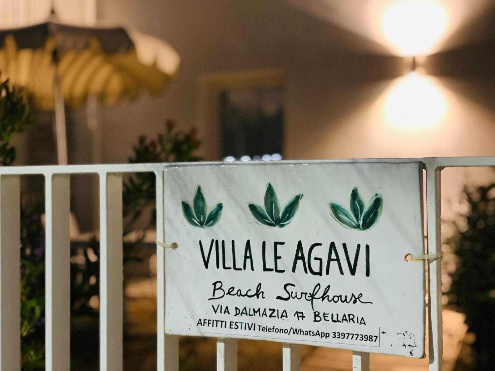 Villa Le Agavi Luxory Beach Surfhouse Беллария-Иджеа-Марина Экстерьер фото